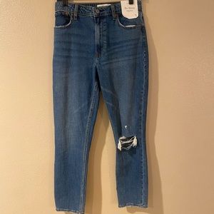 NWT Abercrombie & Fitch Curve Love The Skinny High Rise size 27